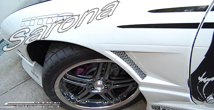 Custom Nissan 240SX Fenders  Coupe (1997 - 1998) - $429.00 (Manufacturer Sarona, Part #NS-011-FD)